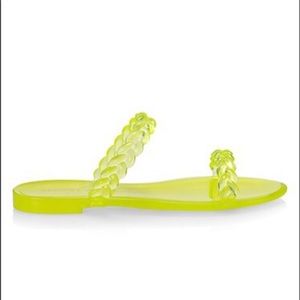 STUART WEITZMAN BRAIDA SAWYER JELLY SANDAL